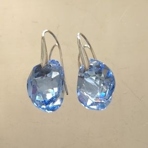 Swarovski Crystal Aquamarine Earrings